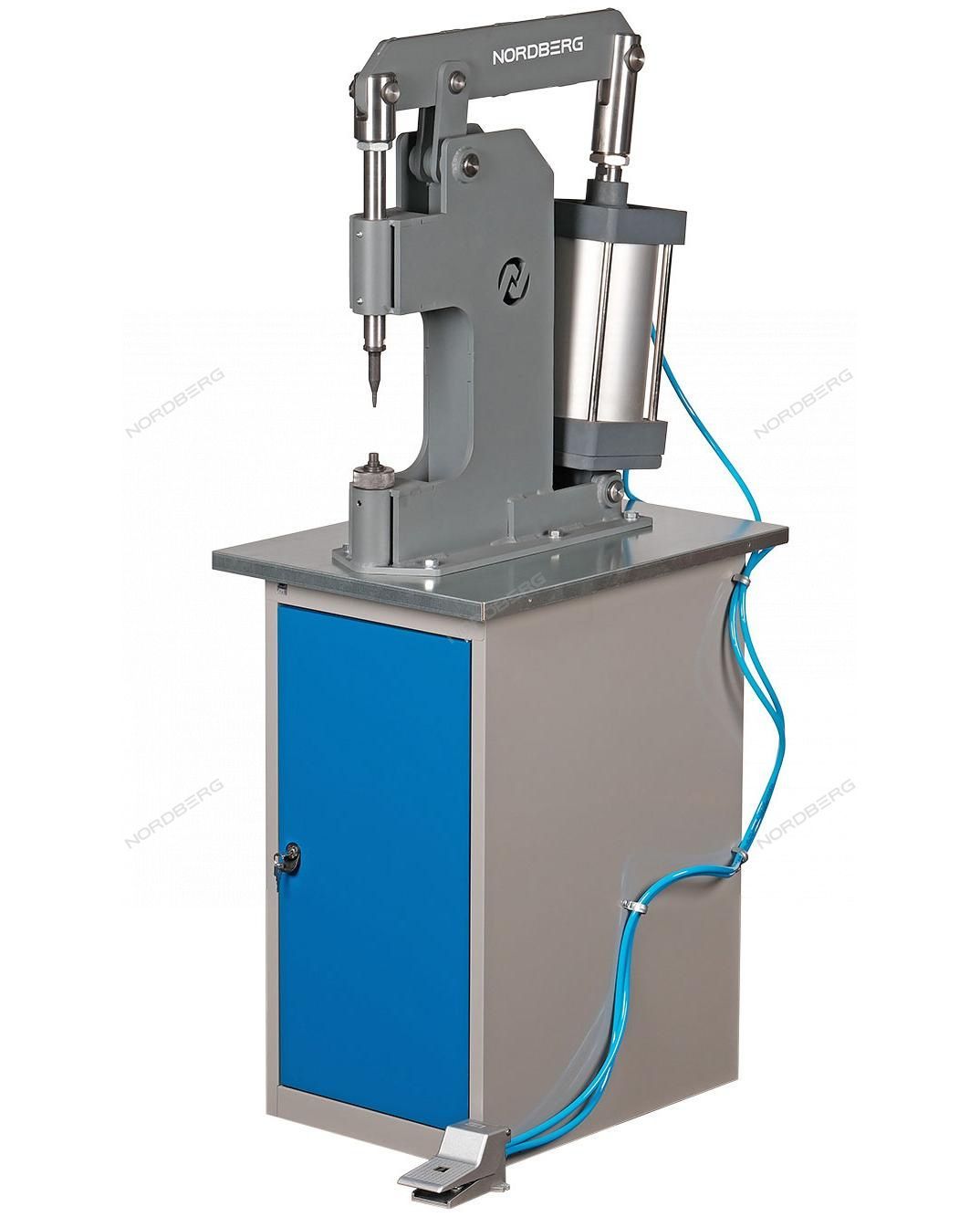 Пневматический станок для заклепки тормозных колодок, цилиндр 160, с ...