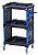 Тележка инструментальная, 3 пластиковые полки, синяя NORDBERG T32B