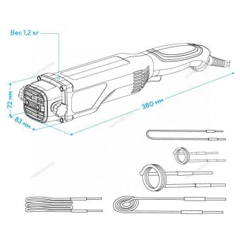 Нагреватель индукционный, 1100 Вт NORDBERG HIF9