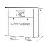 Компрессор винтовой, 7,5 кВт, 10 бар, 850 л/мин, IP55, без ресивера NORDBERG NCN10