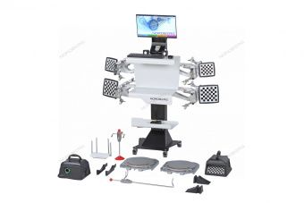 Стенд сход-развал 3D модель для ям и подъемников, серый NORDBERG C803 (7015)