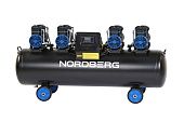 Компрессор безмасляный 380 В, ресивер 200 л, 1000 л/мин NORDBERG NCEO200/1000
